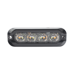 Luz perimetral , 8 LED Ultra Brillantes, Dual Color Ambar / Claro