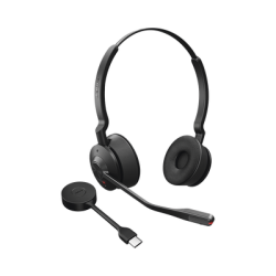 Jabra Engage 55, Auricular stereo versión MS con aislamiento de ruido activa, adaptador DECT USB-A (9559-450-125)