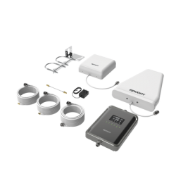 Kit Amplificador de Señal Celular 5G / Mejora las llamadas convencionales y VoLTE / Soporta los datos de las tecnologías 2G, 3G, 4G y 5G de TELCEL, AT&T, MOVISTAR y OMV de Altán / Cubre hasta 600 m².