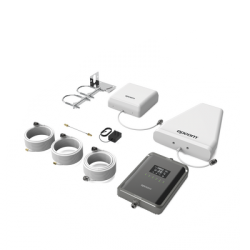 Kit Amplificador de Señal Celular 5G / Mejora las llamadas convencionales y VoLTE / Soporta los datos de las tecnologías 2G, 3G, 4G y 5G de TELCEL, AT&T, MOVISTAR y OMV de Altán / Cubre hasta 600 m².