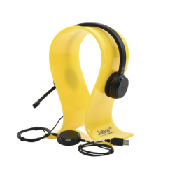 Jabra Evolve 30 Duo con conexión USB / 3.5mm, micrófono con cancelación de ruido y controlador en el cable con botones e indicadores LED (5399-823-309)