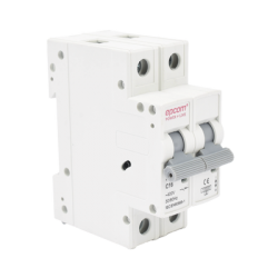 Protección Térmica 2P, 16 A,  Corriente Alterna  400 Vca para Aplicación Fotovoltaica Montaje Riel DIN