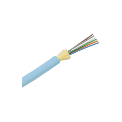 Cable de Fibra Óptica de 6 hilos, Multimodo OM4 50/125 Optimizada, Interior, Tight Buffer 900um, No Conductiva (Dieléctrica), LSZH, Precio Por Metro