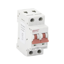 Protección Térmica 2P, 32A,  Corriente Directa  800 Vcc para Aplicación Fotovoltaica Montaje Riel DIN