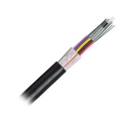 Cable de Fibra Óptica de 6 hilos, OSP (Planta Externa), No Armada (Dieléctrica), 250um, Monomodo OS2, Precio Por Metro