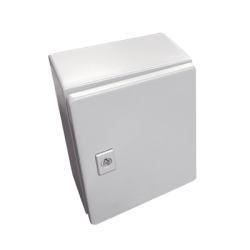 Gabinete de Acero / Nema 4 -IP 66 de 15 x 15 x 12 cm / Platina incluida.