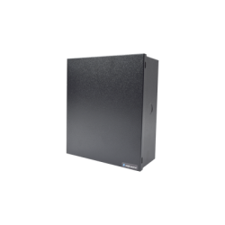 Gabinete para Fuente Línea PRO y SYSRMTXT, con preparación para instalar panel SP400 o serie runner.