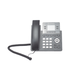 Teléfono IP Grado Operador, 4 líneas SIP con 2 cuentas, puertos Gigabit PoE, pantalla a color 2.4