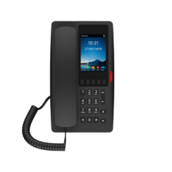 TELEFONO IP WI-FI HOTELERO C/POE C/PUERTO USB P/CARGA Y PANTALLA LCD D/3.5IN