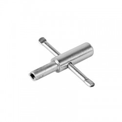 Llave de tubo para desatornillar opresores de radios portátiles digitales KENWOOD.