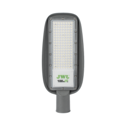 Luminaria LED  de 100 W / 100 - 265 V CA~50/60 Hz / Fotocelda  / Color Blanco/ Dimensiones 200 x 465 x 78 mm / Ángulo de Luz 135°.