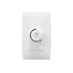 Dimmer Rotativo para Lámpara Incandescentes / 300 W 127 V CA / Color Blanco.