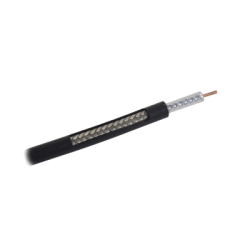 Metro de Cable Coaxial RG-58 LMR-195, Baja Pérdida de 50 Ohms, Conductor de Cobre Sólido