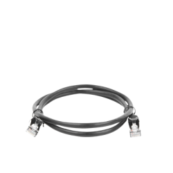 Cable de parcheo FTP Cat5e - 1 m - negro