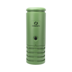 Pedestal para Cajas de Empalme de Fibra Óptica Cilíndrico Color Verde con Bracket Estandar (No incluye caja de empalme)