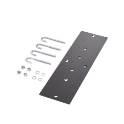 Kit de Conexión a Rack, Para Escalerillas de 12 y 6 in de Ancho, de Acero, Color Negro