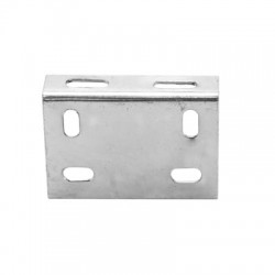 Placa Salida a Tubo, con acabado Electro Zinc 