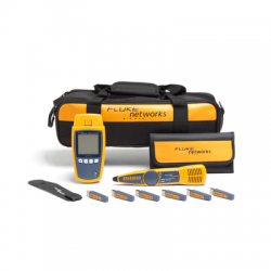 Kit Profesional de Verificador de Red MicroScanner PoE, para Comprobación de Redes de Voz, Datos, Video y PoE 802.3af, at, bt y UPOE, Con Pantalla LCD Retroiluminada