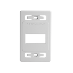 Placa de pared modular MAX, de 3 salidas, color blanco, version bulk (Sin Empaque Individual)