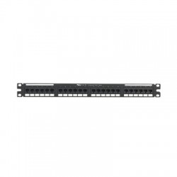 Panel de Parcheo de Impacto 110, Plano, Categoría 5e, de 24 Puertos, 1UR