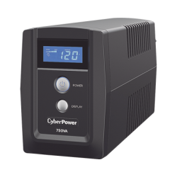 UPS de 750 VA/300 W, Topología Línea Interactiva, Entrada 120 Vca NEMA 5-15P, y 6 Salidas NEMA 5-15R, Con Regulador de Voltaje (AVR)