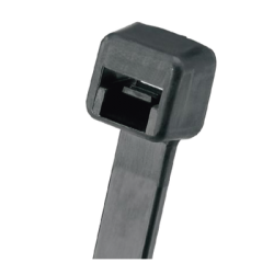 Cincho de Nylon 6.6, de 203mm largo x 3.6mm ancho, Color Negro. Paquete de 1000 Piezas