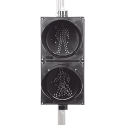 Semáforo Peatonal  Indicador Alto / Siga estático / Diámetro 20 Cms.