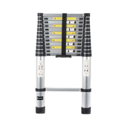 Escalera Telescópica de Aluminio de 3.8 Metros de Altura
