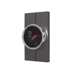 Mini pantalla táctil Hub controlador integrable con sistemas de automatización compatible con múltiples marcas, una entrada de iluminación, 4 botones para escenas. Conexión Wifi