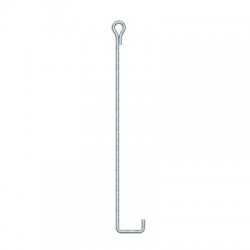 Ancla de Suelo con Ojo de Llave Ø 3/4