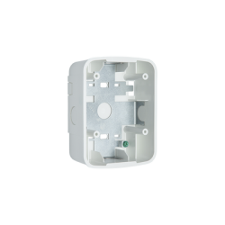 Caja de Montaje en Pared para Bocina y Bocina con Lampara Estroboscopica, Color Blanco