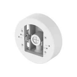 Montaje adaptador para instalacion en poste de camaras Domo y Bala serie X o P marca Hanwha 