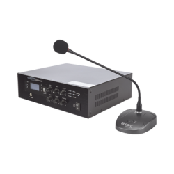 KIT de Amplificador de 120W Modelo SFB120 | más Micrófono de Escritorio Modelo SF621A