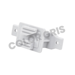 Aislador de Paso GRIS reforzado para cercos eléctricos, resistente al clima extremoso