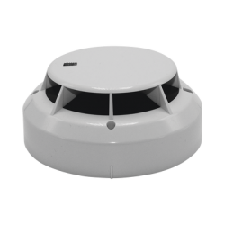 Detector Fotoeléctrico Convencional De Humo a 2 Hilos o 4  Hilos Usando Base (HSC-4R), Listado UL 268 7th edición (0200-11280)