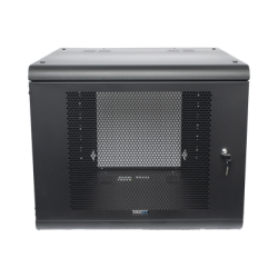 Gabinete de Pared con Puerta Perforada, 635mm de Profundidad, 9U Rack de 19'', Acero Reforzado
