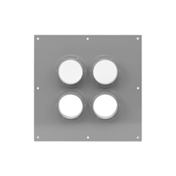 Placa Pasamuros Con Capacidad de 4 Botas de 4