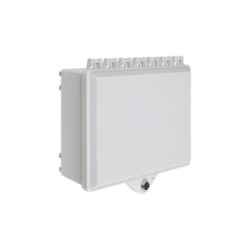 Gabinete de Policarbonato Blanco Súper Resistente, para Uso en Interior o Exterior, Cerradura con Llave