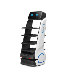 Robot Autonomo para Servicio de Meseros Ubicado por SLAM (Laser) / Mejora el Servicio al Cliente / Soporta 10 Kgs por Charola / Ideal para Restaurantes, Cafeterias, Hospitales, Salones de Eventos, Etc...