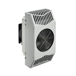 Enfriador Termoeléctrico Para Interior/Exterior, Uso en Gabinetes de Telecomunicaciones, 321 BTU, 24 Vcd, de Acero Galvanizado, Color Gris