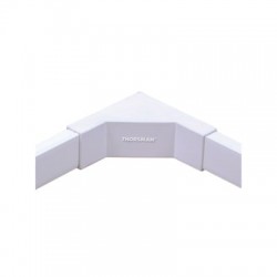 Esquinero interior color blanco de PVC auto extinguible, para canaleta TMK1735, TMK1735SD (5320-02001)