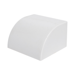 Tapa Final en Color Blanco de PVC Auto Extinguible, Para Canaleta TMK-4577 (5560-02001)