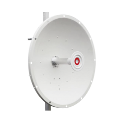 Antena direccional de 2ft, 5.9 a 7.1 GHz, Ganancia 30 dBi, Conectores RP-SMA Hembra, Polarización doble, incluye montaje para torre o mástil 