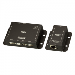 Extensor USB 2.0 |Cat 5| Hub de 4 puertos | hasta 50 metros 