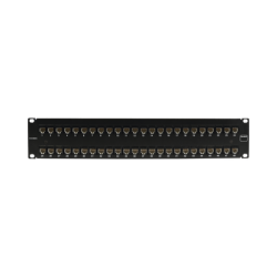 Patch Panel UltraMAX. UTP, Precargado con Jacks Cat6A, 48 Puertos, Plano, 2U