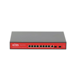 Switch Administrable Capa 2 de 8 puertos 10/100/1000 PoEaf/at + 2 x SFP Gigabit, con respaldo para energía solar