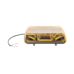 Mini Barra  con 18 Poderosos LEDs, Color Ámbar Con Montaje Fijo de Tornillos