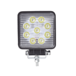 Luz de trabajo de 9 LED , 2300 Lúmenes, 27 Watts, 10-30 Vcc, IP67