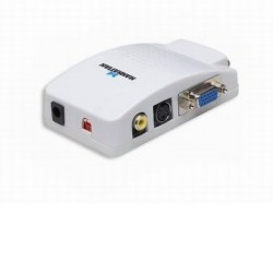 Convertidor de video de Pc a Tv VGA o SVGA a S-Video y RCA 