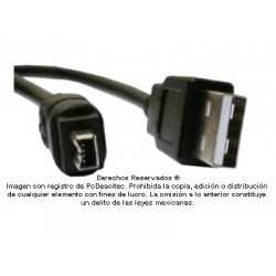 Cable i-link, DV, USB a Firewire 4 pin 1.8 m